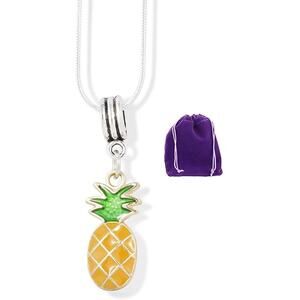 Pineapple Necklace - Food Pendant Jewelry